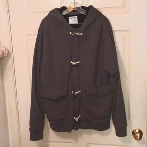 Old Navy fleece lined double-breasted hoodie